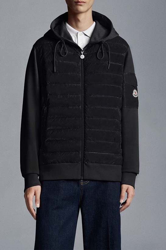 Мужская куртка Moncler чёрного цвета