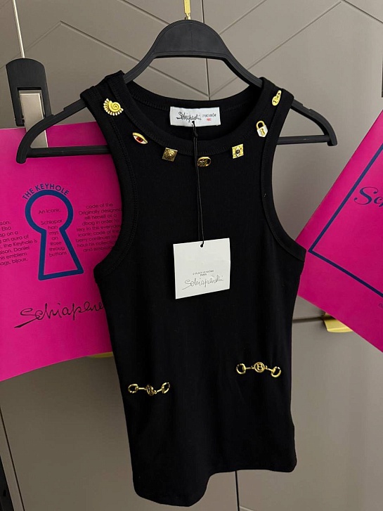 Женская майка Schiaparelli premium - Black