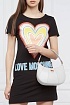 Кожаная сумка Mini Love Half Moon 25x17 см (3 расцветки)