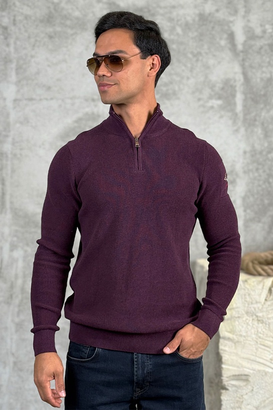 Мужской джемпер Paul & Shark zip-up - Purple
