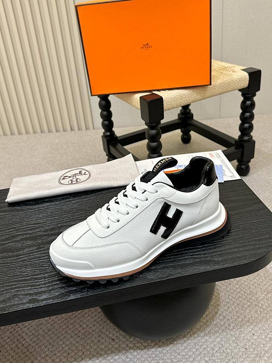 Мужские комбинированные кроссовки Hermes
