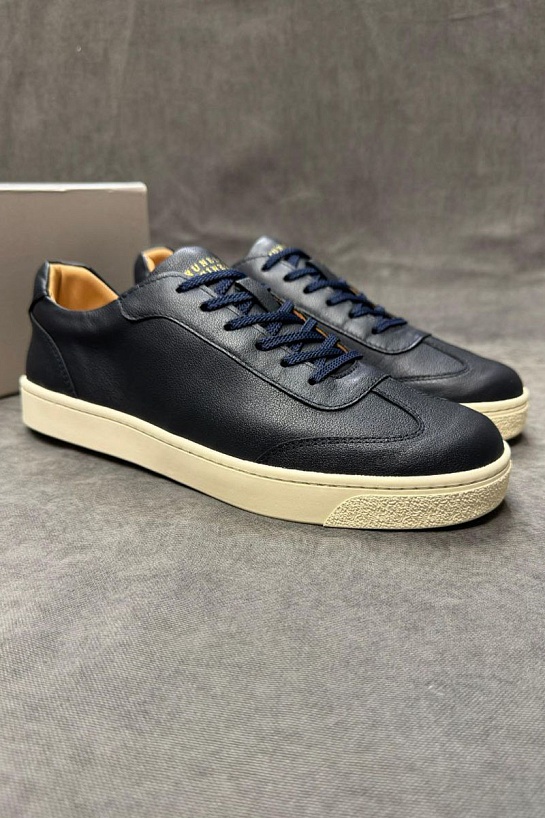 Мужские кожаные кроссовки Brunello Cucinelli