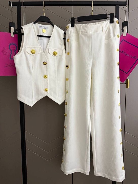 Женский костюм Schiaparelli premium - White