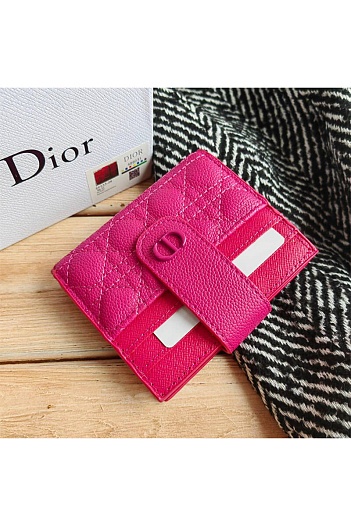 Кожаный кардхолдер Dior 12x10 см   