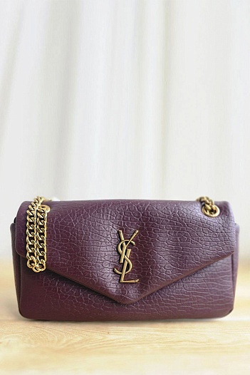 Кожаная сумка Yves Saint Laurent Calypso 27x13 см   