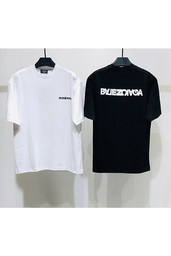 Чёрная оверсайз футболка Balenciaga