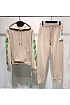 Мужское бежевое худи Off-White Marker Arrow