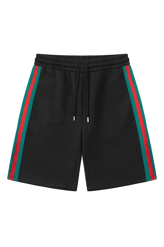 Мужские чёрные шорты Gucci GG Jacquard