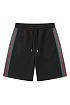 Мужские чёрные шорты Gucci GG Jacquard