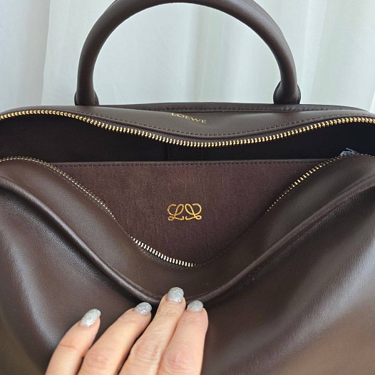 Кожаная сумка Loewe Amazona 34x24 см   