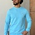 Свитшот голубого цвета Hugo Boss Westart logo-patch