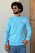 Свитшот голубого цвета Hugo Boss Westart logo-patch