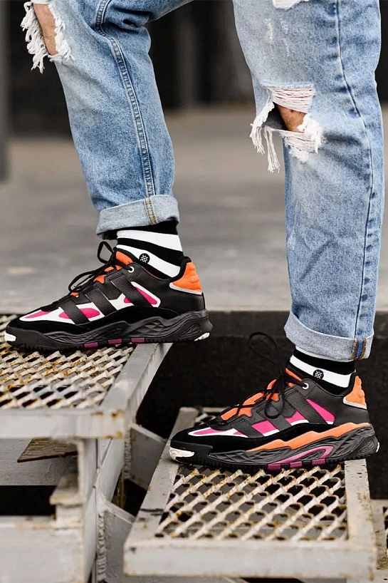 Кроссовки Adidas Niteball Black Power Berry