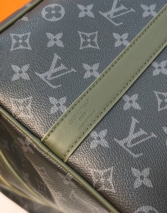 Кожаная дорожная сумка Louis Vuitton Keepall Bandouliere premium 50x28x22 см