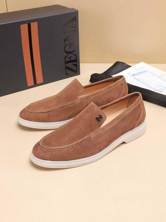 Мужские замшевые лоферы Ermenegildo Zegna