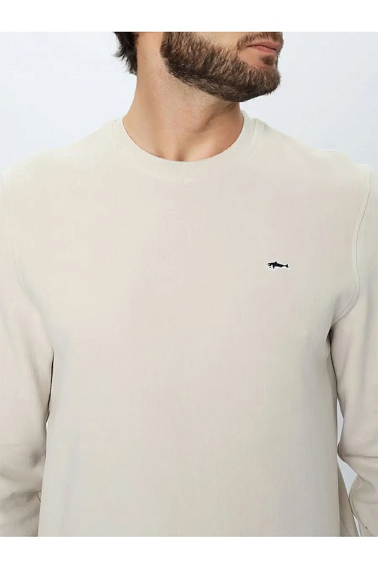 Мужской светло-бежевый свитшот Paul & Shark