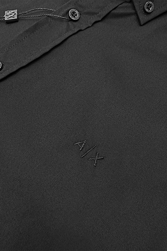 Мужская чёрная рубашка Armani Exchange