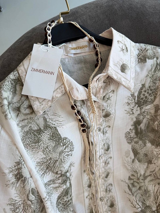 Женский льняной костюм Zimmermann premium