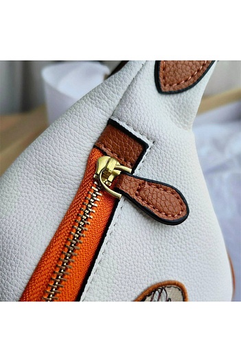 Кожаная сумка на пояс Coach Charter multi-patch 33x17 см   