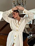 Женское платье на пуговицах Schiaparelli белого цвета