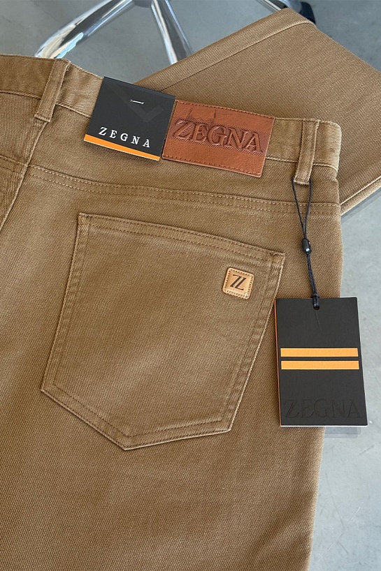Мужские джинсы Zegna premium - Brown