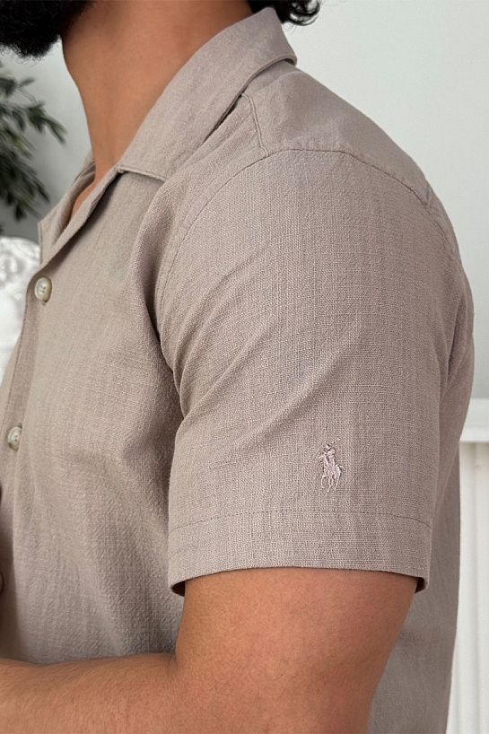 Мужской бежевый костюм Polo Ralph Lauren
