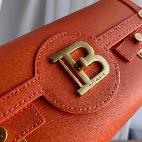 Женская сумка Balmain B-Buzz 25x12 см - Orange