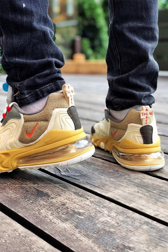 Кроссовки Travis Scott x Nike Air Max M270 React "Cactus Trails"