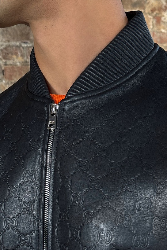 Кожаная куртка Gucci premium