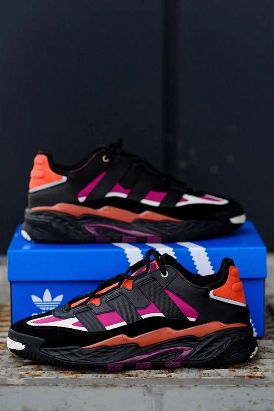 Кроссовки Adidas Niteball Black Power Berry