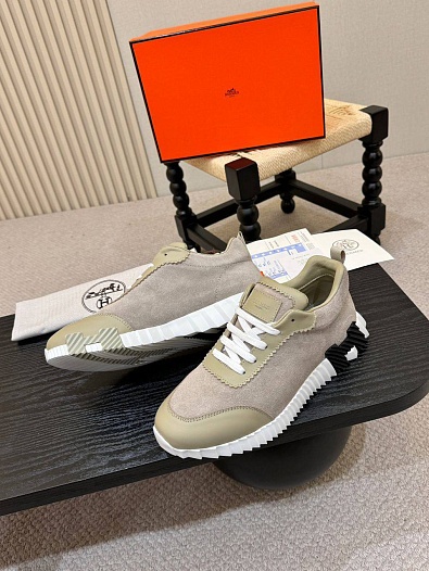 Мужские кроссовки Hermes Bouncing - Beige   