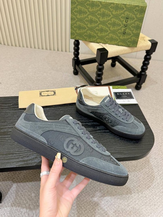 Мужские кроссовки Gucci G75 - Grey