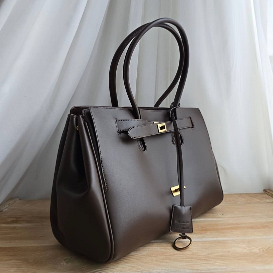 Кожаная сумка Balenciaga Carry All 37x26 см