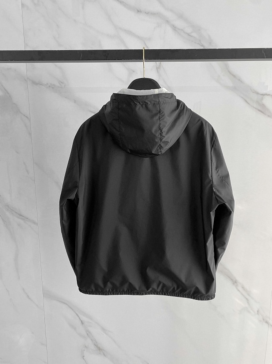 Мужская ветровка Brunello Cucinelli чёрного цвета