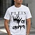 Белая футболка со стразами Philipp Plein king of crypto