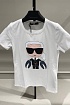 Женская белая футболка Karl Lagerfeld "Cancer"