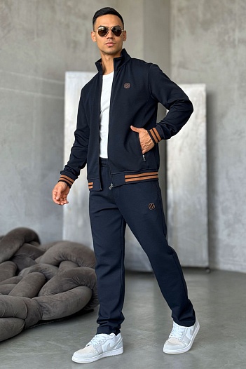 Спортивный костюм Zegna тёмно-синего цвета   