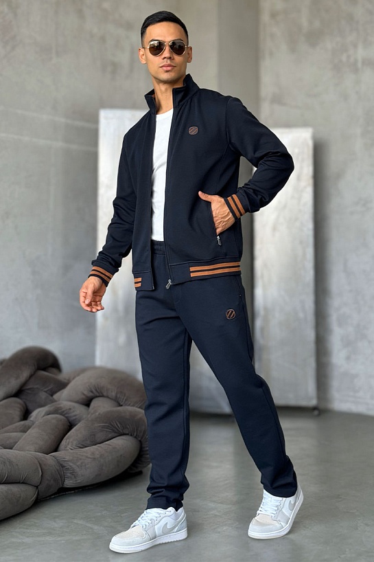 Спортивный костюм Zegna тёмно-синего цвета