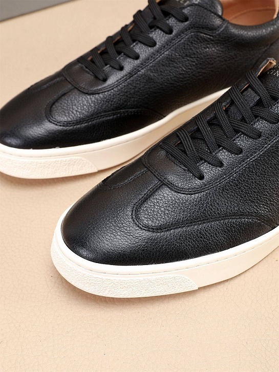 Кожаные кроссовки Brunello Cucinelli low-top - Black