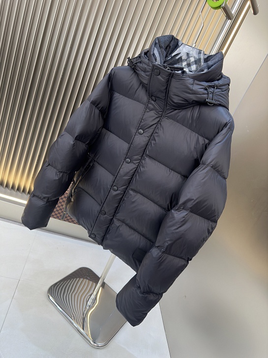 Мужской пуховик Burberry Halsby - Black