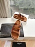 Женские шлёпанцы Celine Premium - Brown