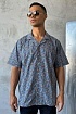 Мужская чёрная рубашка Dolce & Gabbana floral-print