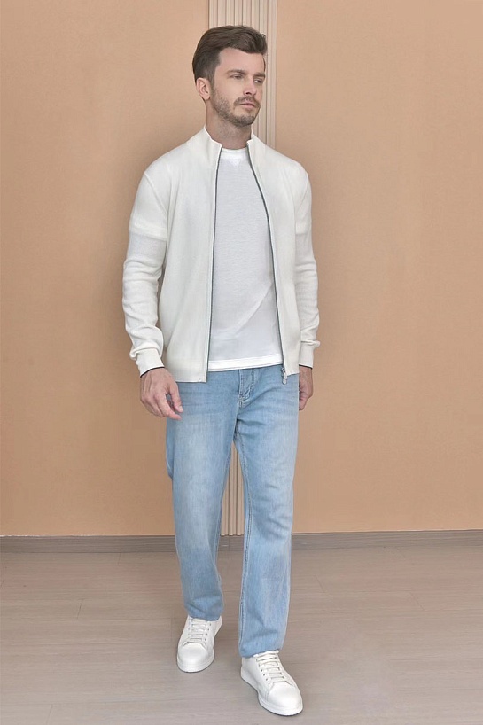 Кашемировый свитер Brunello Cucinelli Premium - White