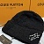 Шапка Louis Vuitton logo-embroidered - Black