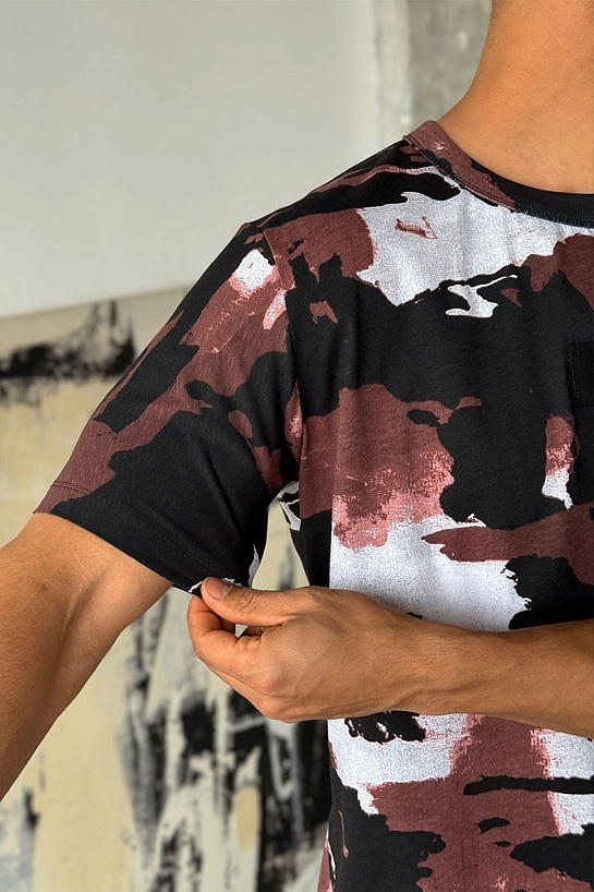 Мужская камуфляжная футболка Dolce&Gabbana