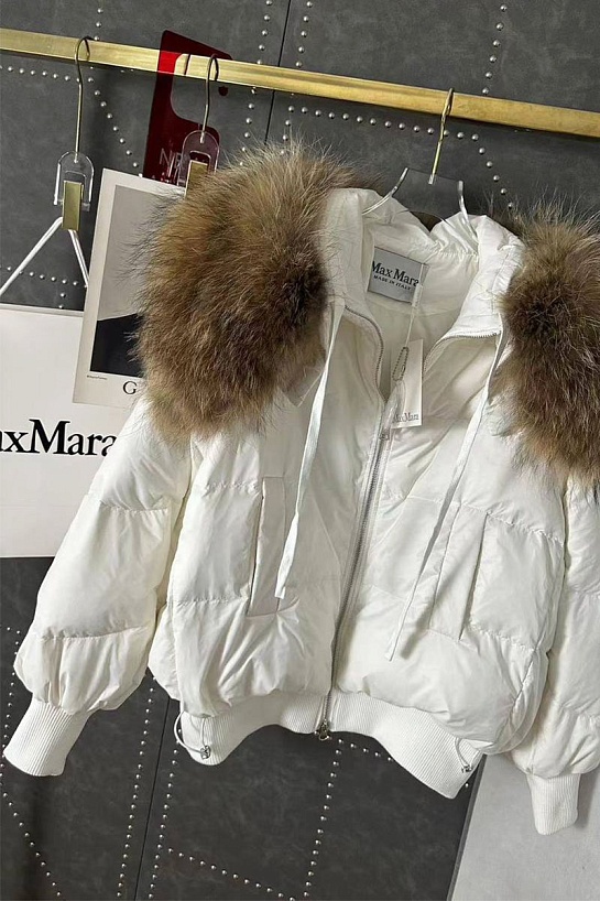 Женская куртка c мехом Max Mara
