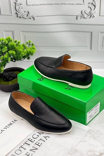 Мужские кожаные лоферы Bottega Veneta   