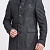 Кашемировое пальто Loro Piana logo-embroidered - Black