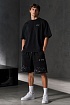 Чёрные мужские шорты Off-White Paint Splatter