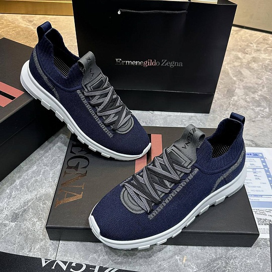 Мужские текстильные кроссовки Ermenegildo Zegna